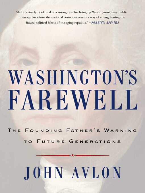 Cover image for Washington's Farewell